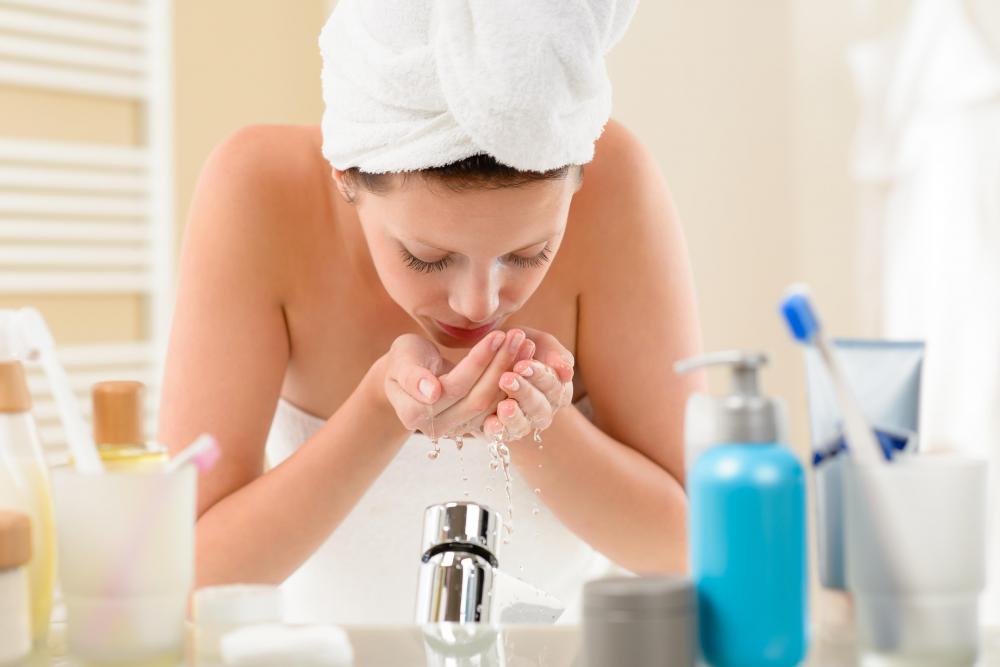 Oil-free soaps made with coconut oil and shea butter are popular.