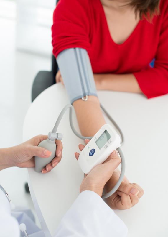 High blood pressure is a risk factor for calcification in the coronary arteries.