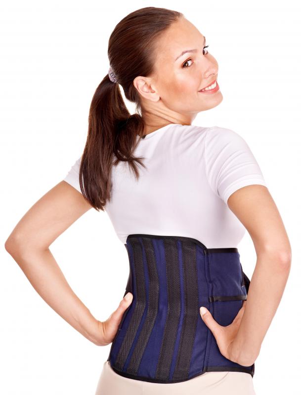 Compressed discs may be treated with a back brace that is designed to take pressure off the area.