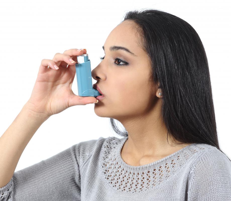 People who suffer from asthma are at a high risk of developing nasal polyps.