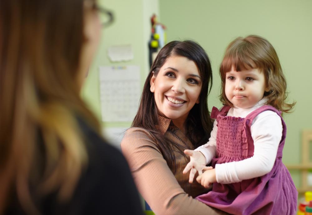 A welfare state offers childcare often paid for by taxes.