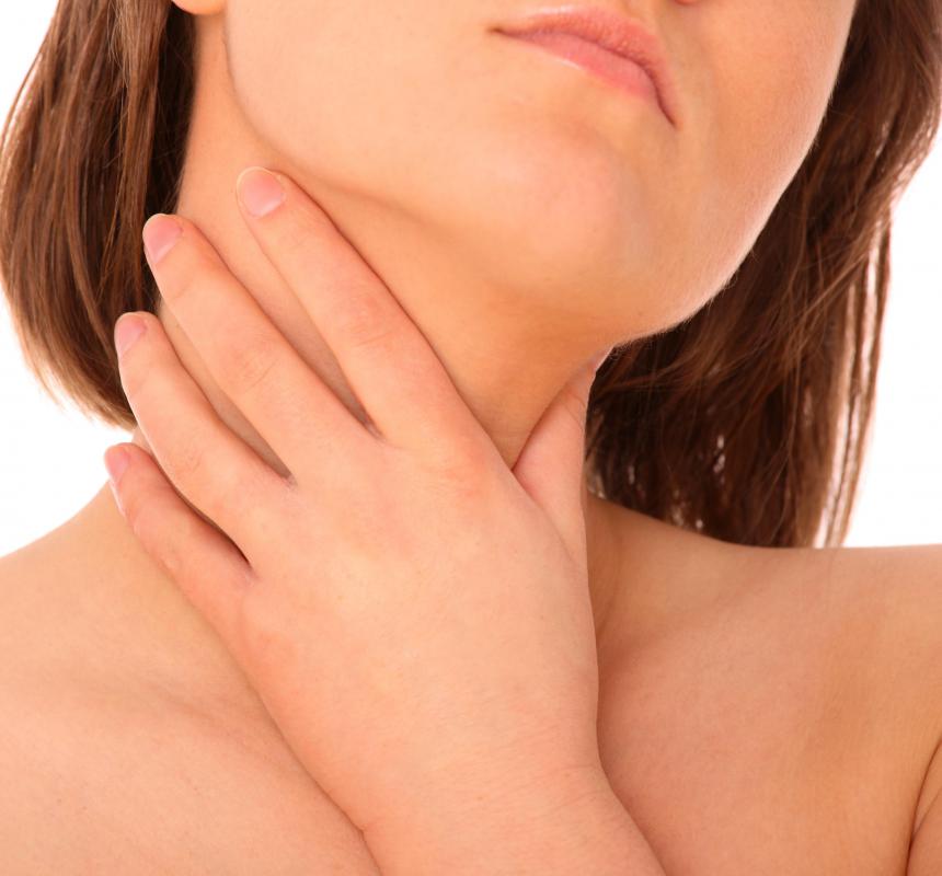 Kali mur may be recommended if someone is suffering from a severe sore throat.
