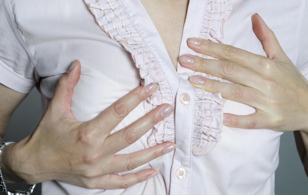 Scar tissue can lead to pain in the breast.