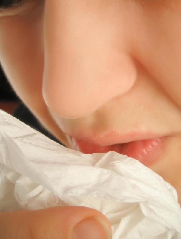 Yellow saliva accompanied by a runny nose may be due to an excess of yellow mucus.