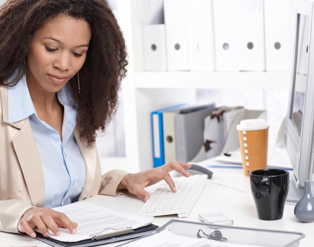 A senior administrative assistant may be responsible for organizing schedules and travel.