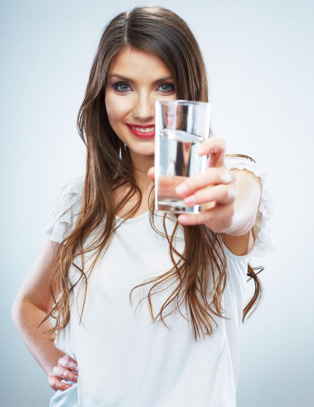 Electrolytes are dissolved in water.
