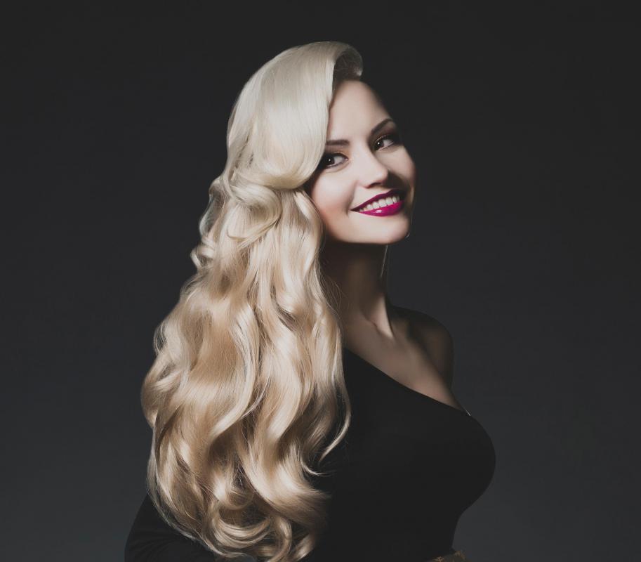 A product should be specifically formulated for gray hair in order to dye gray hair to blonde at home.