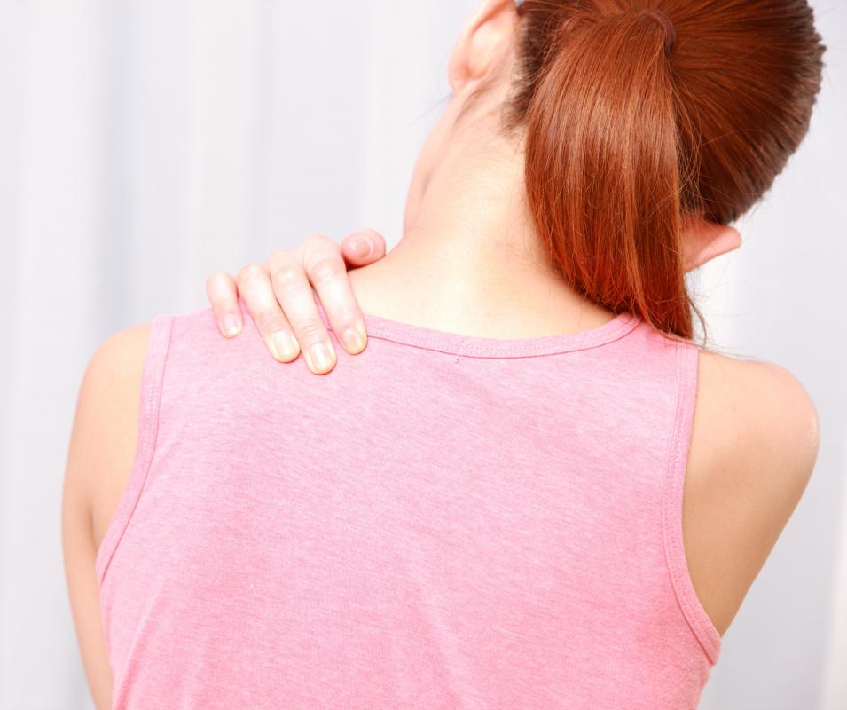 Ice massage may help alleviate pain associated with muscle strains.