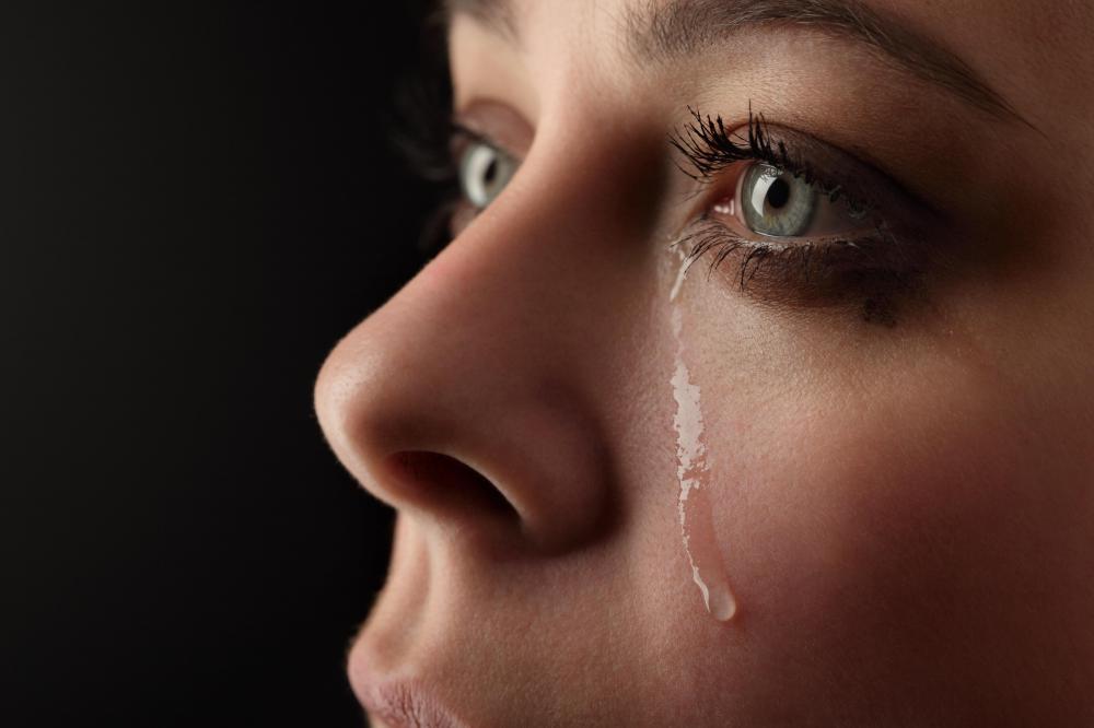 Tears help clean the surface of the eye.