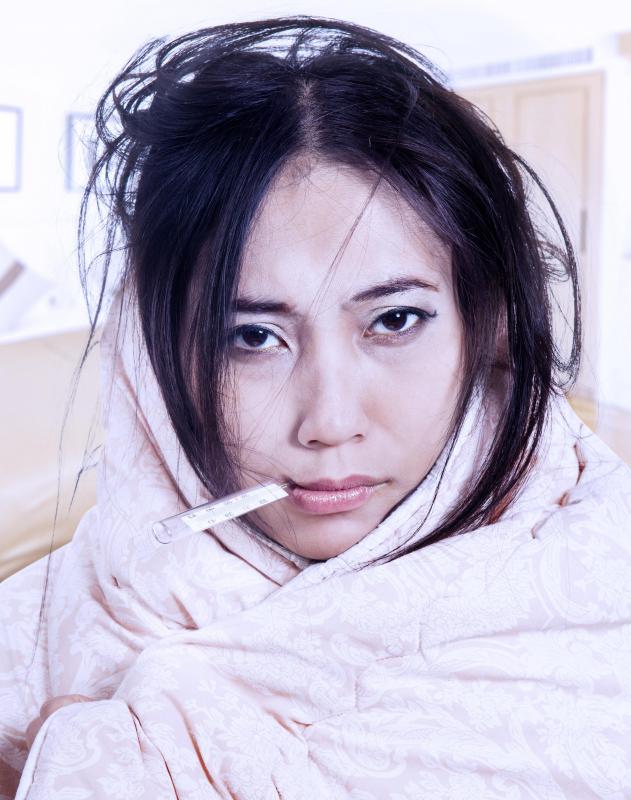 Symptoms of monocytosis may include fever.