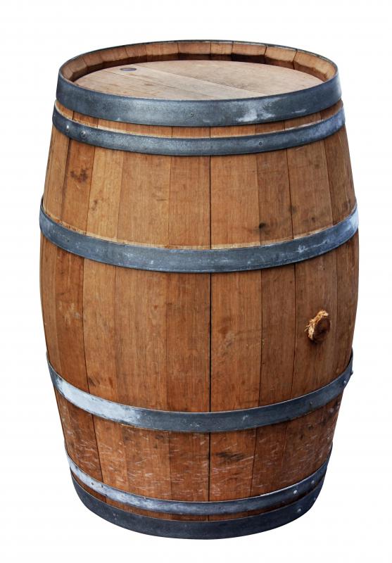 Some wines absorb tannins from the oak barrels they are aged in.
