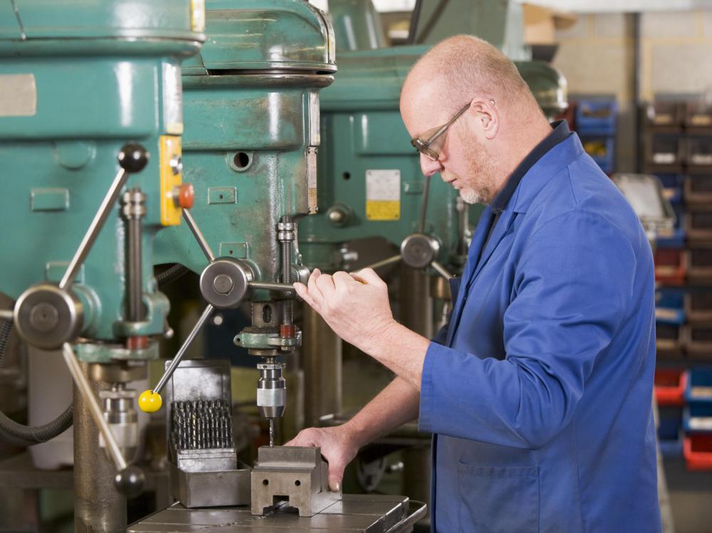 Machinists use drill presses on a daily basis.