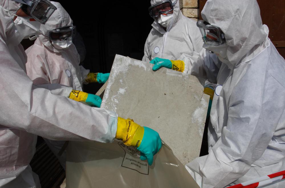 Asbestos exposure can cause pleural thickening.
