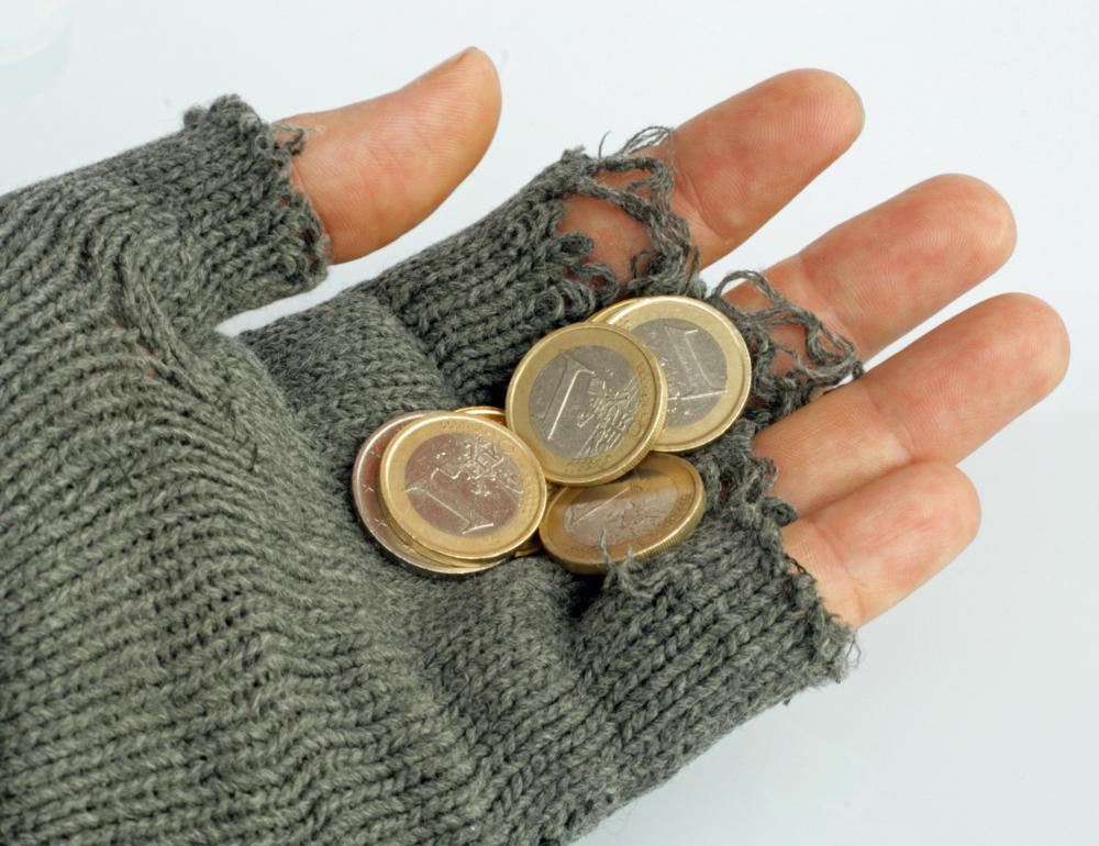 Baksheesh includes giving assistance to beggars.