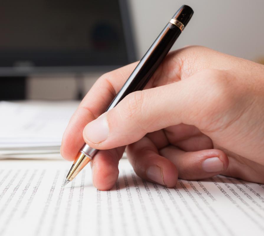 Reports should be carefully edited for mistakes before being turned in.