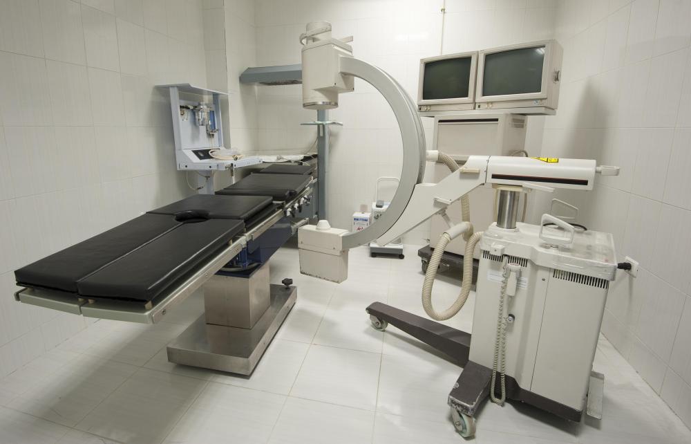 Radiographic testing involves the use of an X-ray machine.