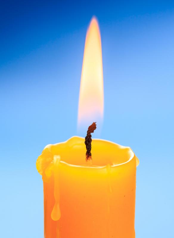 Paraffin wax is used in candle making.