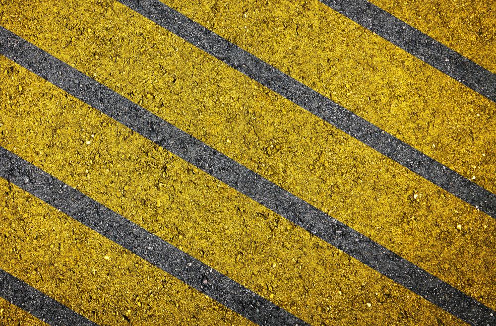 Titanium white may be found in road-marking paints.