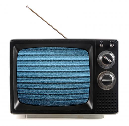 An analog TV signal is subject to interference, which can result in a snowing effect.