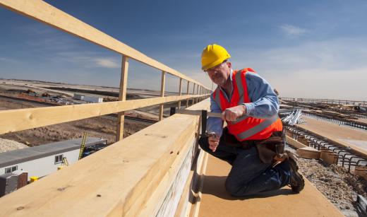 A cofferdam is used to facilitate construction projects in areas that are normally submerged, such as bridges.