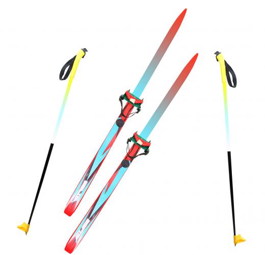 Some types of bindings attach only the boot's toe area to the ski.