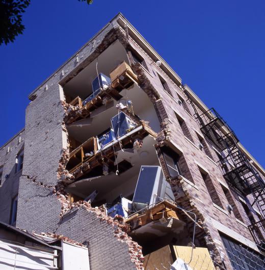 Earthquake retrofitting designs may be based on the analysis of a geological engineer.