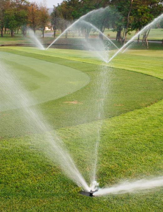 Sprinkler valves control the flow of water within an irrigation system.