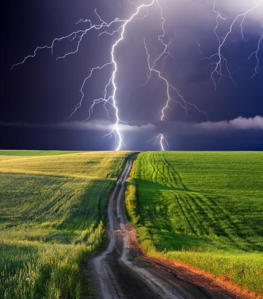 Lightning is one potential cause of power surges.