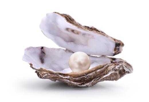 Pearls are produced via aquaculture.