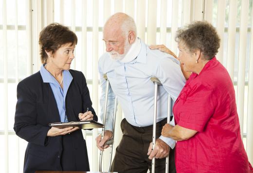 Automatic doors make getting around easier for people navigating with crutches.