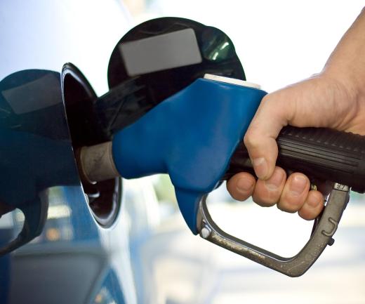 Gasoline is made from crude oil, which is a nonrenewable natural resource.