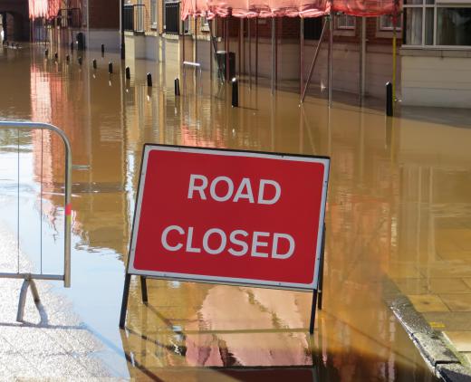 Some tornadoes can be accompanied by thunderstorms that cause flooding.